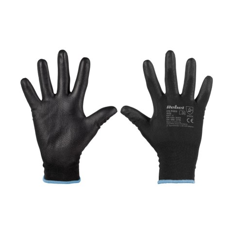 Rękawice robocze poliuretanowe CS-P002 r.9 L (12kpl.) Rebel