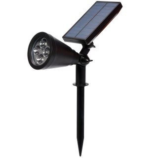Solarna lampa ogrodowa led wbijana reflektor czujnik zmierzchu punktowa - or1226 RTO