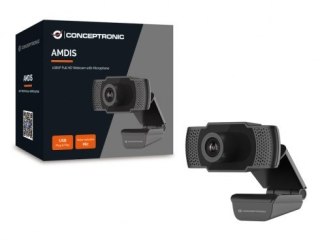 Conceptronic AMDIS01B kamera internetowa 2 MP 1920 x 1080 px USB 2.0 Czarny No name