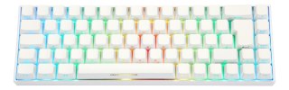 Deltaco Gaming GAM-100-W-DE klawiatura USB + RF Wireless + Bluetooth QWERTZ Niemiecki Biały No name