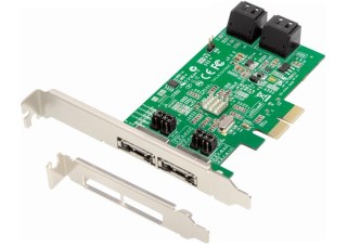 Karta Dawicontrol PCI PCI-e DC-624e RAID R2 4-kanałowy SATA 6G sprzedaż detaliczna No name