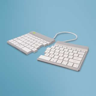 Klawiatura R-Go Tastatur Split Break US-Layout Bluetooth weiĂź No name