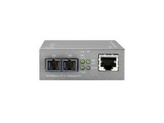 Konwerter mediów LevelOne Web Smart Series FVS-3120 - RJ-45 / SC Pojedynczy tryb - do 20km (FVS-3120) No name