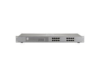 LevelOne FEP-1612W120 - Przełącznik - 16 x 10/100 (PoE+) - Możliwość montażu w szafie - PoE+ (480 W) No name