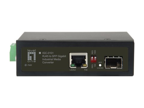 LevelOne IGC-0101 - Media konwerter - GigE - 10Base-T, 100Base-TX, 1000Base-T, 1000Base-X - RJ-45 / SFP (mini-GBIC) No name