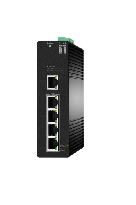 Przełącznik LevelOne Hilbt Industr. PoE+ 5-portowy 60W 1Gbps No name