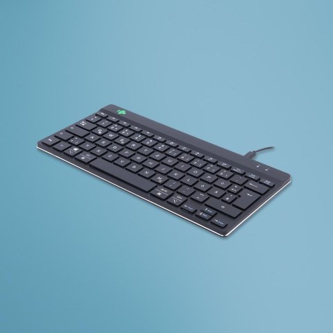 R-Go Tastatur Compact Break DE-Layout verkabelt schwarz No name