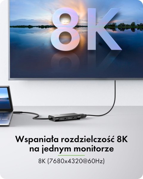 Adapter IcyBox USB Type-C 3x HDMI-VideoausgĂ¤nge No name