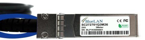 BlueOptics SFP-H25G-CU1M-BL kabel InfiniBand / światłowodowy 1 m SFP28 Czarny No name