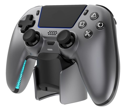Deltaco Gaming GAM-199-STEELGRAY kontroler gier Szary, Metaliczny, Stal Bluetooth/USB Gamepad PlayStation 5, Android, iOS No name