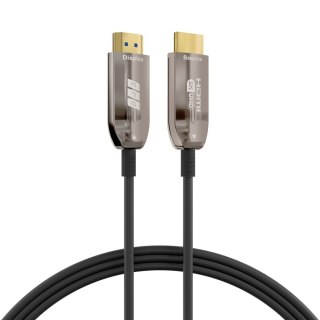 EFB Elektronik HDMI-21-00007 kabel HDMI 20 m HDMI Typu A (Standard) Czarny, Stal nierdzewna No name