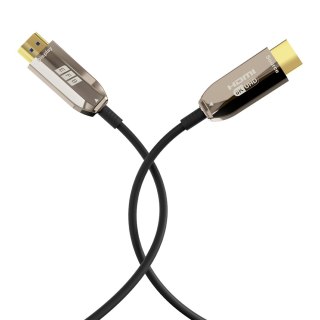 EFB Elektronik HDMI-21-00007 kabel HDMI 20 m HDMI Typu A (Standard) Czarny, Stal nierdzewna No name