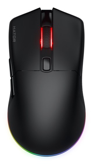 HATOR Pulsar 3 Wireless myszka Gaming Oburęczny RF Wireless + Bluetooth + USB Type-C Optyczny 12000 DPI No name