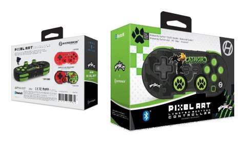 Hyperkin M01328-MTCN kontroler gier Czarny, Zielony Bluetooth Gamepad Android, MAC, Nintendo Switch, Nintendo Switch OLED, PC, i No name