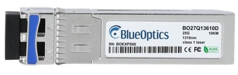 Kompatybilny transceiver Cisco SFP-25G-LR BlueOptics SFP28, LC-Duplex, 25GBASE-LR, światłowód jednomodowy, 1310nm, 10KM, DDM, 0° No name