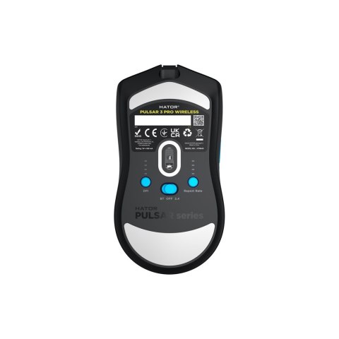 Mysz dla graczy Hator Pulsar 3 Pro Wireless czarna No name