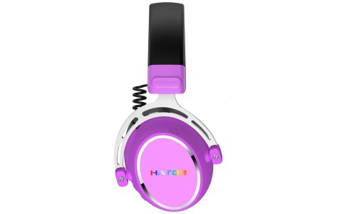 Słuchawki dla graczy Hator HYPERGANG 3 Wireless bezprzewodowe fioletowe No name