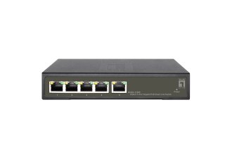 5-portowy gigabitowy przełącznik PoE Smart Lite - 802.3at/af PoE - 4 wyjścia PoE - Budżet mocy 60 W PoE (GES-2105P) No name