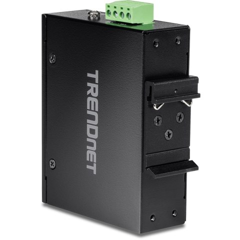 Brama przemysłowa TRENDnet TI-M12 - 100Mb LAN, RS-232, RS-485, Modbus, RS-442 - DC - Możliwość montażu na ścianie / szynie DIN - No name