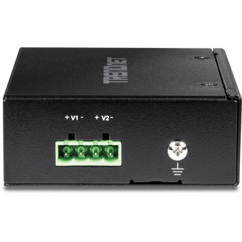 Brama przemysłowa TRENDnet TI-M12 - 100Mb LAN, RS-232, RS-485, Modbus, RS-442 - DC - Możliwość montażu na ścianie / szynie DIN - No name