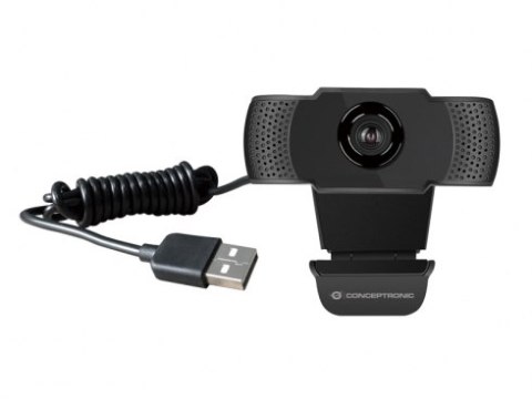 CONCEPTRONIC Webcam USB-A2.0 90Â° 1080P/30Hz FullHD +Mikro sw No name