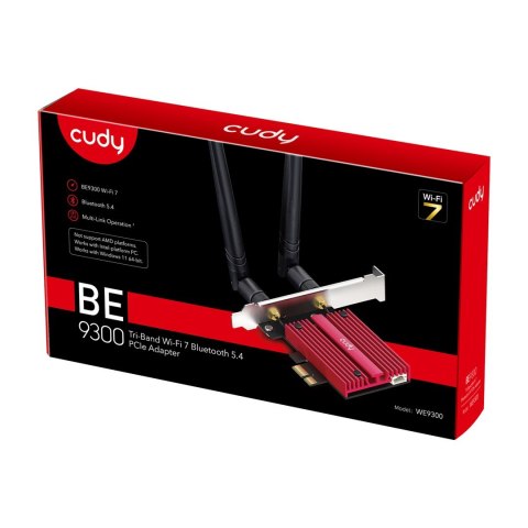 Karta sieciowa Cudy WE9300 WiFi 7 BE9400 BT 5.4 PCI-E CUDY