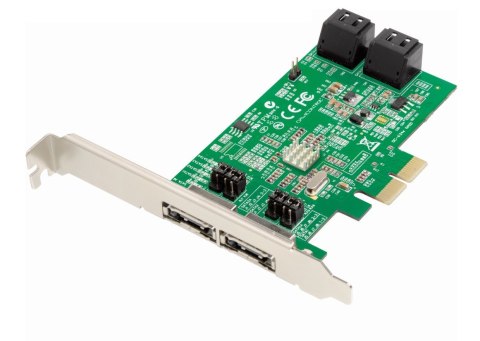Karta sieciowa Dawicontrol PCI-e DC-624e RAID R2 4-kanałowy blister SATA 6G No name