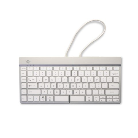 Klawiatura R-Go Tastatur Split Break US-Layout Bluetooth weiĂź No name
