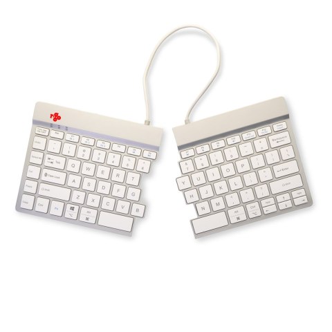 Klawiatura R-Go Tastatur Split Break US-Layout Bluetooth weiĂź No name