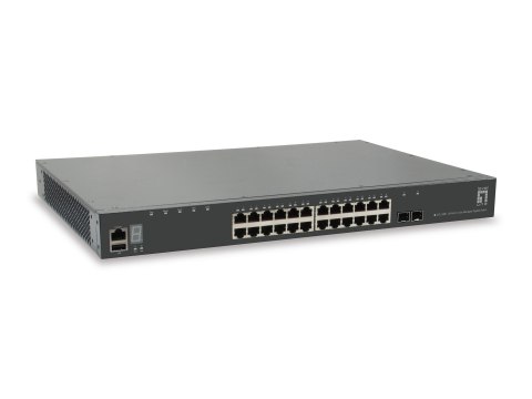 LevelOne GTL-2881 przełącznik sieciowy Zarządzany L3 Gigabit Ethernet (10/100/1000) Szary No name