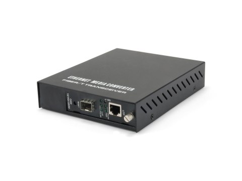 LevelOne GVM-1000 - Media konwerter - Ethernet, Fast Ethernet - 10Base-T, 100Base-TX, 1000Base-T, 1000Base-X - RJ-45 / SFP (mini No name
