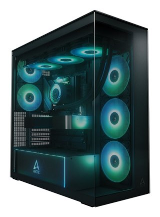 Obudowa Arctic Xtender Schwarz Glasfenster ohne GPU mount No name
