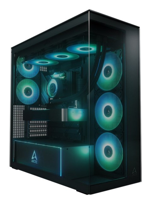 Obudowa Arctic Xtender Schwarz Glasfenster ohne GPU mount No name