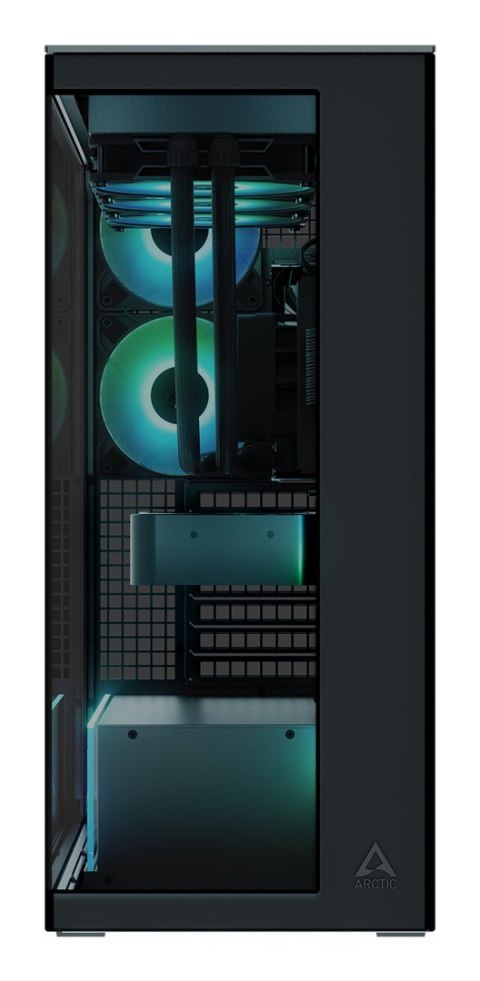 Obudowa Arctic Xtender Schwarz Glasfenster ohne GPU mount No name