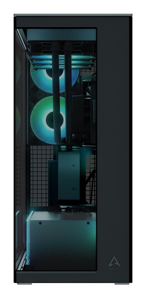 Obudowa Arctic Xtender Schwarz z oknem z GPU mountem No name