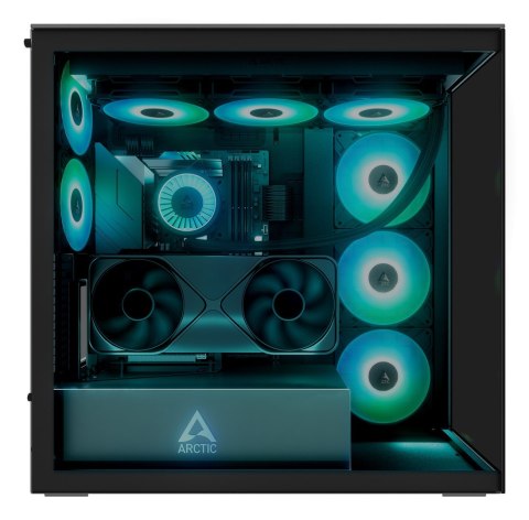 Obudowa Arctic Xtender Schwarz z oknem z GPU mountem No name