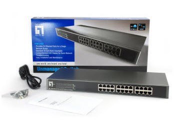Przełącznik LevelOne FE 24-portowy 19" 100Mbps No name