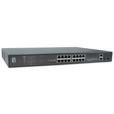 Przełącznik LevelOne FE PoE+ 20-portowy 19" 270W 1Gbps No name