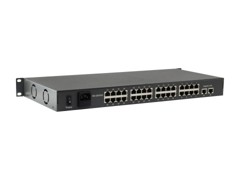 Przełącznik LevelOne FE PoE+ 34-portowy 19" 250W 1Gbps No name