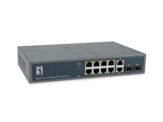 Przełącznik LevelOne GB PoE+ 12-portowy 19" 150W 1Gbps No name