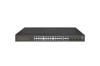 Przełącznik LevelOne Hilbt GB/SL PoE+ 28-portowy 19" 400W 1Gbps No name