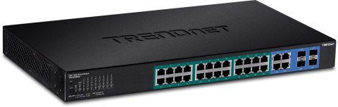 Przełącznik TRENDnet 28 portów zarządzalny Gbit PoE+ 370W WebSmart 19" No name