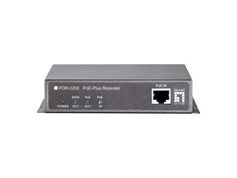 Wzmacniacz sygnału LevelOne PoE+ 1xPoE 100Mbps szary No name