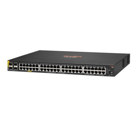 Aruba 6000 48G Class4 PoE 4SFP 370W Zarządzany L3 Gigabit Ethernet (10/100/1000) Obsługa PoE 1U High Peak