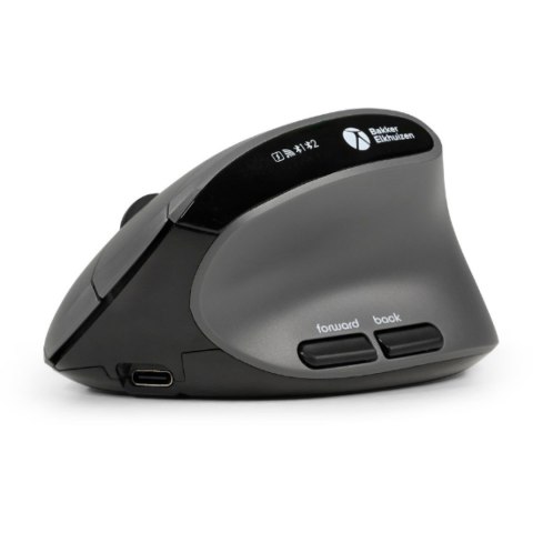 BakkerElkhuizen MidWay myszka Biuro Po prawej stronie RF Wireless + Bluetooth + USB Type-C Optyczny 2400 DPI No name