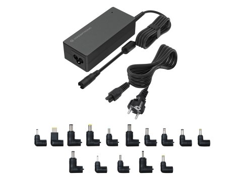 Conceptronic OZUL08B15 adapter zasilający/ inwentor Wewnętrzna 90 W Czarny No name