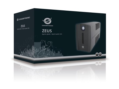 Conceptronic ZEUS02ES Zasilacz awaryjny UPS 850 VA 2 wyjścia AC Line-Interactive No name