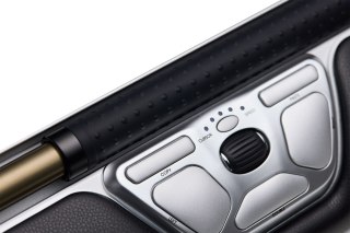 Contour Design RollerMouse Czerwony, przewodowy, USB Type-C, 2800 DPI, srebrny No name