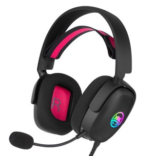 GAMIAC HS71 Zestaw słuchawkowy Przewodowa Opaska na głowę Gaming USB Type-C Czarny No name