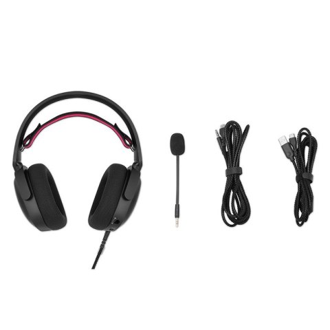 GAMIAC HS71 Zestaw słuchawkowy Przewodowa Opaska na głowę Gaming USB Type-C Czarny No name